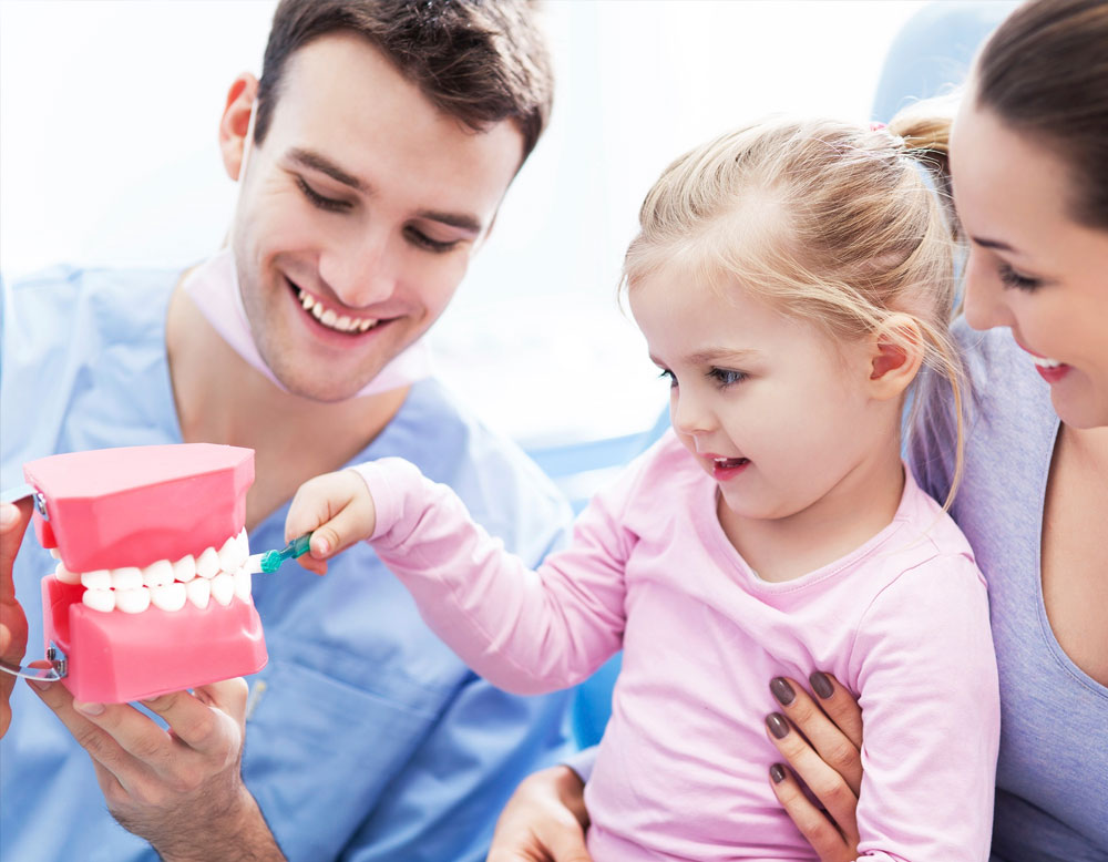 Семья чистит зубы. Семейный стоматолог без детей. Лечение зубов за мат капитал. Картинка большая семья чистит зубы.